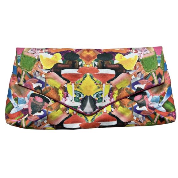 AVAF x Maria Brito Clutch Handbag Multicolor NYC Pop Streetwear Artsy Unique - Picture 1 of 9